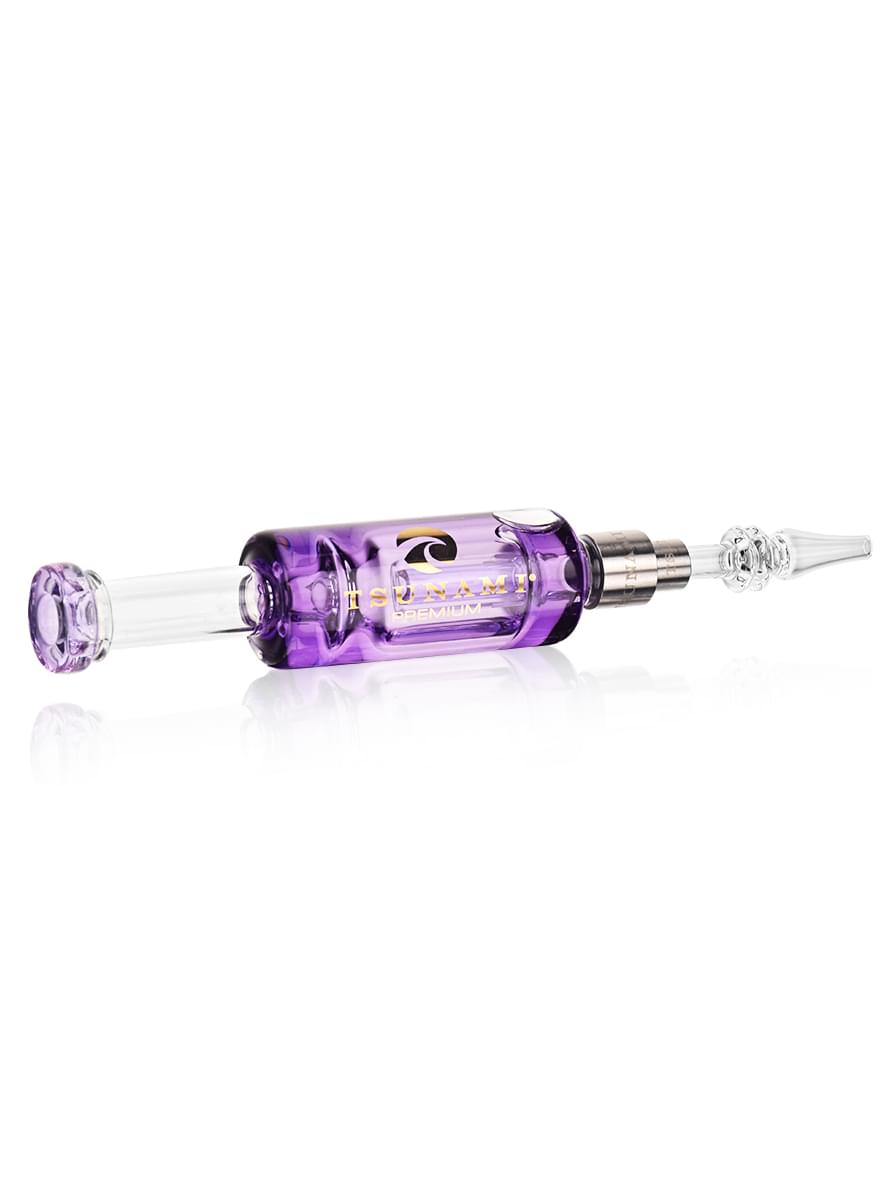 NC-1017-PC-SinglePerc-Purple-2.jpg Tsunami Nectar Collector Single Perc